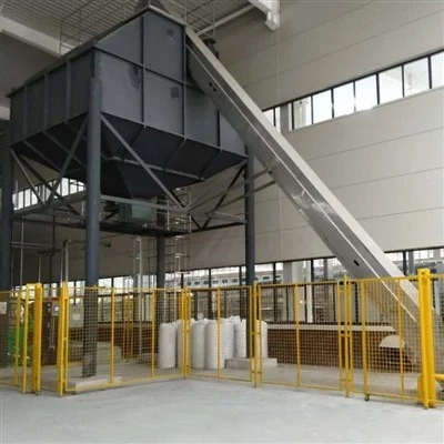Waste Glass Crushing Lifting System
