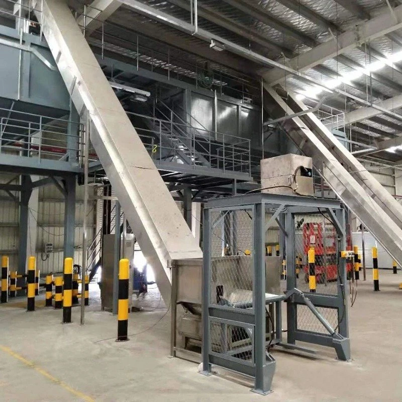 Waste Glass Crushing Lifting System factory
